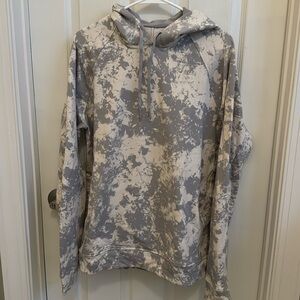 Men's lululemon grey camo city sweat pullover L